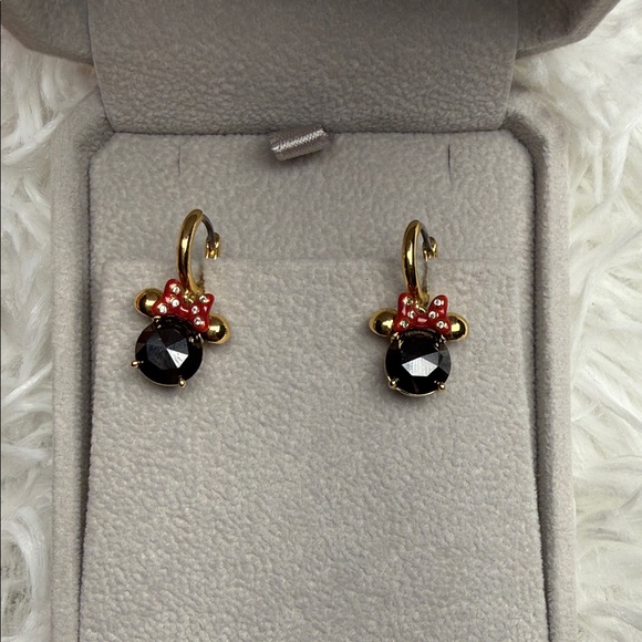 kate spade Jewelry - kate spade Minnie Mouse Gold Tone Earrings